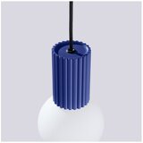 Nice Lamps Tamno plava viseća svjetiljka sa staklenim sjenilom ø 12 cm Orbital – | shoptok.hr