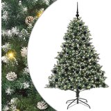 vidaXL Umestno božično drevo med 300 LED Zelena 126 x 126 x 180 cm | Shoptok.si