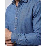 PepeJeans Srajce z dolgimi rokavi ABEL CLASSIC SLIM SHIRT Modra | Shoptok.si