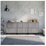  Komode 3 kom boja hrasta 60 x 35 x 70 cm od konstruiranog drva | shoptok.hr