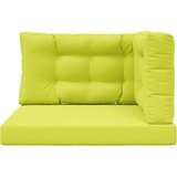  Zunanja blazina za kavč 3 pcs Zelena Poliester, (5000202386) | Shoptok.si