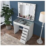 Hanah home Stol za šminkanje 90x79,8x44,5cm Bijeli | Eponuda.ba