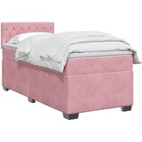  Boxspring krevet s madracem Ružičasta 80 x 200 cm Baršun | shoptok.hr