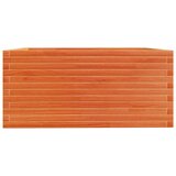  Vrtno cvetlično korito voščeno 100x100x49,5 cm trdna borovina | Shoptok.si