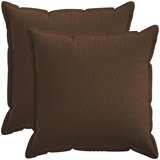 Presvlaka za jastuk 2 pcs HOUTEN Smeđa 65 x 65 cm Umjetni lan | shoptok.hr