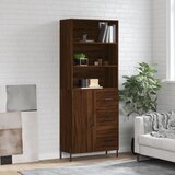 vidaXL Visoka komoda boja hrasta 69 5x34x180 cm od konstruiranog drva Cijene