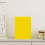  Papirnate vrećice 50 kom s ručkama žute 26x12x35 cm | shoptok.hr