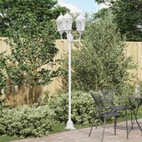  Vrtno svjetlo Bijelo 57 x 49 x 241 cm Aluminij i staklo | shoptok.hr