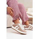 Boto Women's Sports Shoes Sneakers Made Of Eco Leather Dark Beige Ravina | ePonuda.com