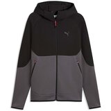 Puma Flis tech Slim Elevated Full-Zip Hoodie Dk Siva | Shoptok.si