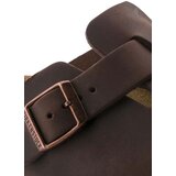 Birkenstock Kožne natikače Boston SFB za muškarce, boja: smeđa, 159711 | shoptok.hr