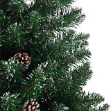 vidaXL Ožja jelka med 300 LED Zelena in Bela 180 cm PVC in trden bor | Shoptok.si