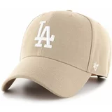 47 Brand Bombažna bejzbolska kapa Mlb Los Angeles Dodgers bež barva