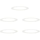  Pogodno za ravne drvene prstenove 5 pcs Bijelo Ø90 / 120 cm Čelik | shoptok.hr