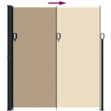  Bočna tenda na uvlačenje bež 220 x 500 cm | shoptok.hr