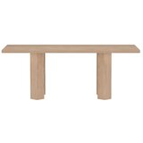 Venture Home Lillehammer pravokutni blagovaonski stol 200 × 90 cm, prirodna boja drva | shoptok.hr