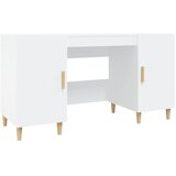  Radni stol bijeli 140 x 50 x 75 cm od konstruiranog drva | shoptok.hr