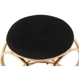 Kayoom TABURE, kovina, tekstil črna, barve bakra | Shoptok.si