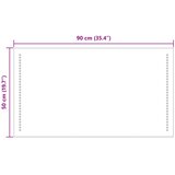  LED kupaonsko ogledalo *Transparent*an 90 x 50 cm Pravokutni | Eponuda.com