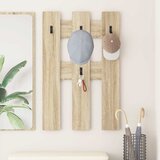  Vješalica za kapute na zidu Zidne Sonoma hrast 65 x 3 x 100 cm | shoptok.hr