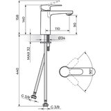 Rosan blau baterija za lavabo, crna | ePonuda.com