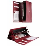  Ženski bordo kozni novčanik 18x10 3000323-003 | ePonuda.com