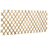  Proširiva rešetkasta ograda 2 pcs Svijetlosmeđa 100 x 105 cm | Eponuda.com