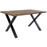 House Nordic blagovaonski stol s pločom od punog hrasta toulon smoked, 140 x 95 cm Cijene