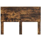  Vzglavje z vzglavjem Dimljeni oreh 140 cm Konstruiran les, (5000109885) | Shoptok.si