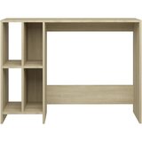  Stol za prijenosno računalo boja hrasta 102,5x35x75 cm drveni | shoptok.hr