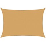 vidaXL Senčno jadro 160 g/m² pravokotno peščeno 4x6 m HDPE, (21254180) | Shoptok.si