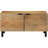 Maison Chic Kava miza - kavna mizica - Nizka mizica Brown 80x50x40 cm Masivni les Mango, (21753998) Cene
