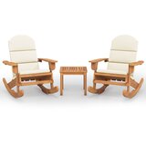  3-dijelna vrtna garnitura Adirondack masivno bagremovo drvo | Eponuda.com