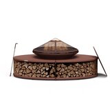 Blumfeldt Firebowl Ebeko 3 v 1, lahko se uporablja kot žar ali miza, rešetka za žar + zaščita pred iskrami | Shoptok.si