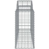  Lučne gabionske košare 5 kom 200x50x80/100 cm pocinčano željezo | shoptok.hr