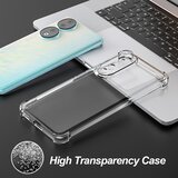 Techsuit Shockproof Clear Silicone prozirna maskica otporna na udarce za Honor 90 Pro | Eponuda.com