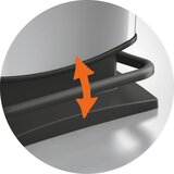 Rotho Koš za smeće PASO 40L – SREBRNI | shoptok.hr