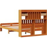 Krevet s regalom za knjige bez madraca 135 x 190 cm od borovine | shoptok.hr