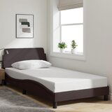Furnova Posteljni okvir brez vzmetnice temno rjav 100x200 cm blago, (21939611) Cene