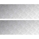  Stepenica Pravokutni 2 pcs Srebrno 80 x 30 cm Aluminij | shoptok.hr
