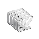 INF Sponke za krpo / držalo za krpo 4 paketi Silver, (21276206) Cene