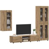  Set TV komoda s ladicama Umjetnički hrast Konstruirano drvo | shoptok.hr