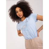 BASIC Feel Good Blouse-RV-BZ-9646.07-light blue Cene