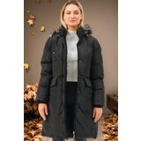 Dewberry Z6774 WOMEN'S COAT-PLAIN BLACK Cene