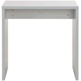  Toaletni stolić s ogledalom i stolcem sivi 104 x 45 x 131 cm | shoptok.hr