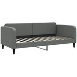  Dnevni krevet na razvlačenje tamnosivi 90 x 200 cm od tkanine | shoptok.hr