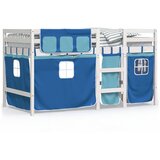  The living store otroški pograd z zavesami moder 90x190 cm trdna borovina - otroški pograd, (21488165) | Shoptok.si