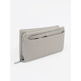 Shelvt Gray large women's wallet | shoptok.hr