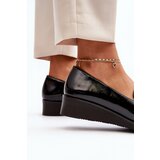 VINCEZA Women's Black Patent Loafer Shoes Polike | Shoptok.si