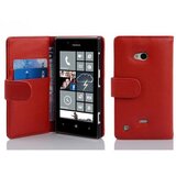 Cadorabo Ohišje, združljivo z Nokia Lumia 720 v rdeče sladkorno jabolko - Zaščitni ovitek iz teksturiranega umetnega usnja in žep za kartice, (20561244) | Shoptok.si